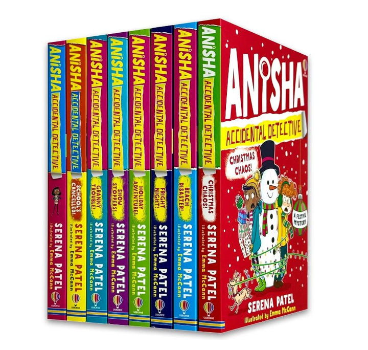 Anisha Accidental Detective Series By Serena Patel 8 Books Collection Set– School's Cancelled!, Granny Trouble, Show Stoppers and More!