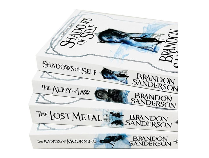 Mistborn Wax & Wayne The Complete Series 4 Books Collection Set – Brandon Sanderson | The Alloy of Law, Shadows of Self, The Bands of Mourning & The Lost Metal