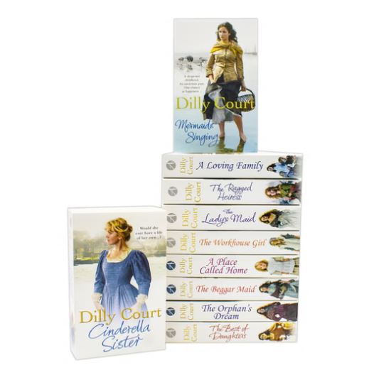 Dilly Court Series 10 Books Collection Set – Loving Family, A Place Called Home, Cinderella Sister, Mermaids Singing & More | Historical Family Saga Novels | Paperback
