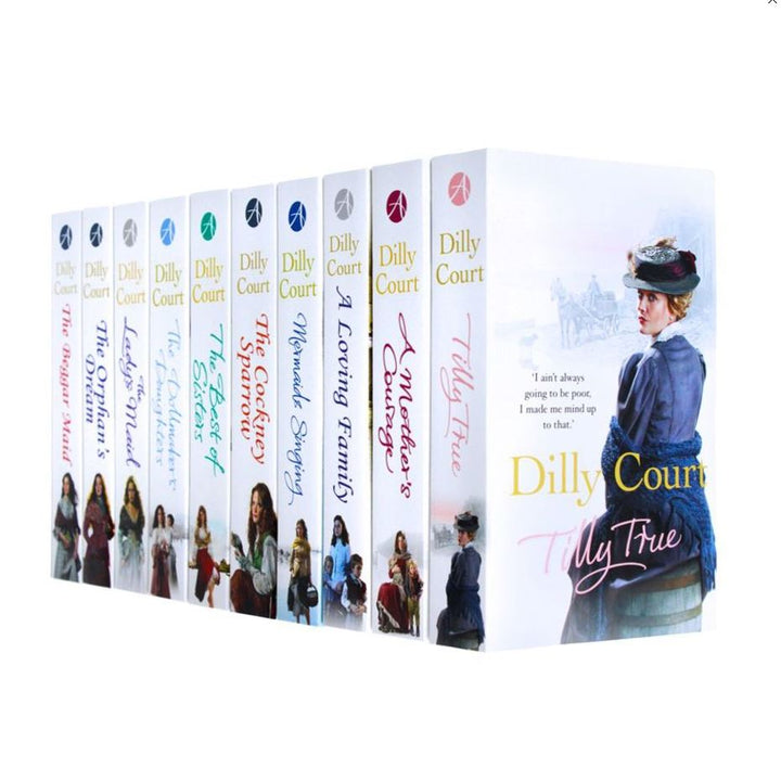 Dilly Court Series 10 Book Collection Set (Tilly True, A Mother's Courage, The Lady's Maid & More) | Paperback