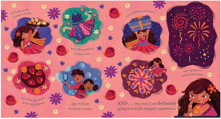 The Best Diwali Ever by Sonali Shah | Children's Diwali Story Book | Festival of Lights & Family Traditions | Board Book