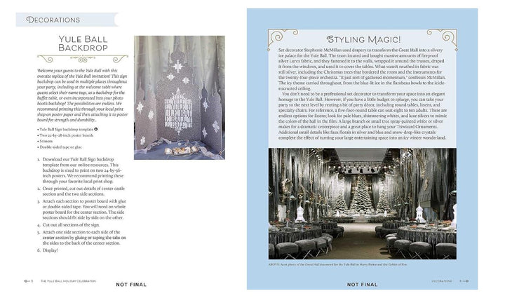 Harry Potter - Festivities and Feasts by Jennifer Carroll | Magical Recipes, Crafts & Party Ideas Inspired by the Wizarding World | Hardcover Book