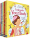 Look Inside 5 Book Set(Look Inside Your Body, Science, Farm, Airport, Trains)