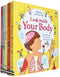Look Inside 5 Book Set | Interactive Children's Learning Books – Your Body, Science, Farm, Airport & Trains | Educational Lift-the-Flap Collection