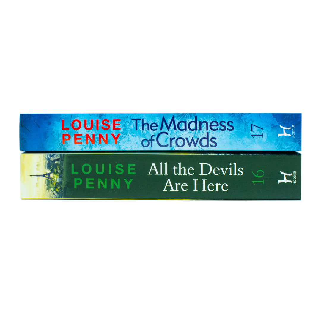 Chief Inspector Gamache 2 Book Set by Louise Penny – All the Devils Are Here & The Madness of Crowds | Crime Fiction, Murder Mystery, Thriller Series