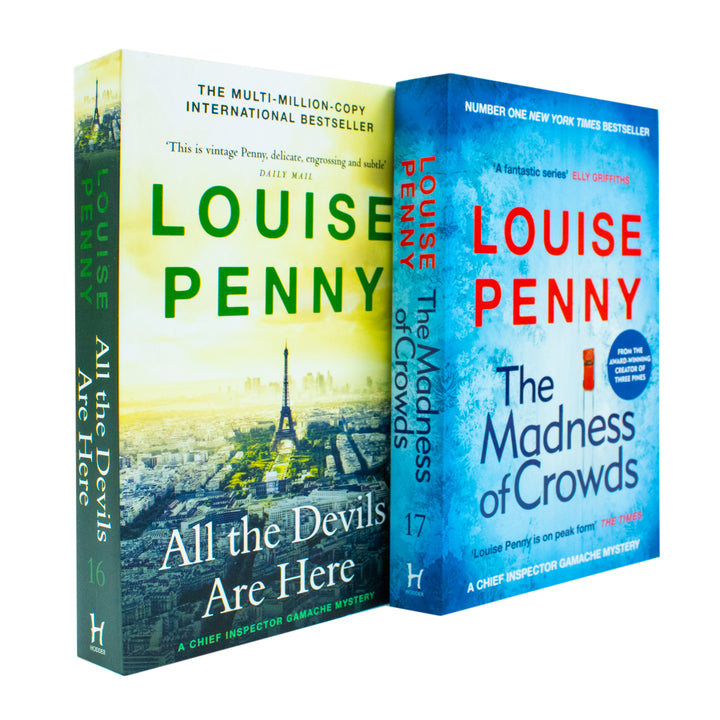 Chief Inspector Gamache 2 Book Set by Louise Penny – All the Devils Are Here & The Madness of Crowds | Crime Fiction, Murder Mystery, Thriller Series
