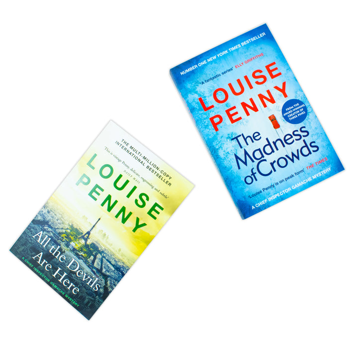 Chief Inspector Gamache 2 Book Set by Louise Penny – All the Devils Are Here & The Madness of Crowds | Crime Fiction, Murder Mystery, Thriller Series