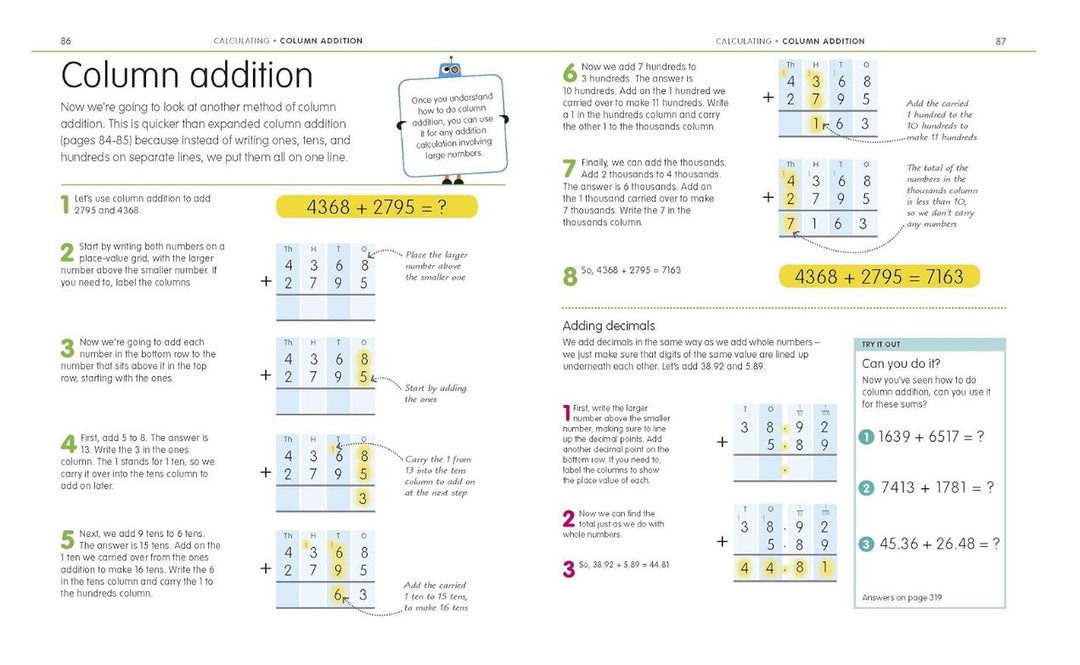 How to Be Good at Maths (KS2) – The Simplest-Ever Visual Guide by Carol Vorderman | Hardback Book