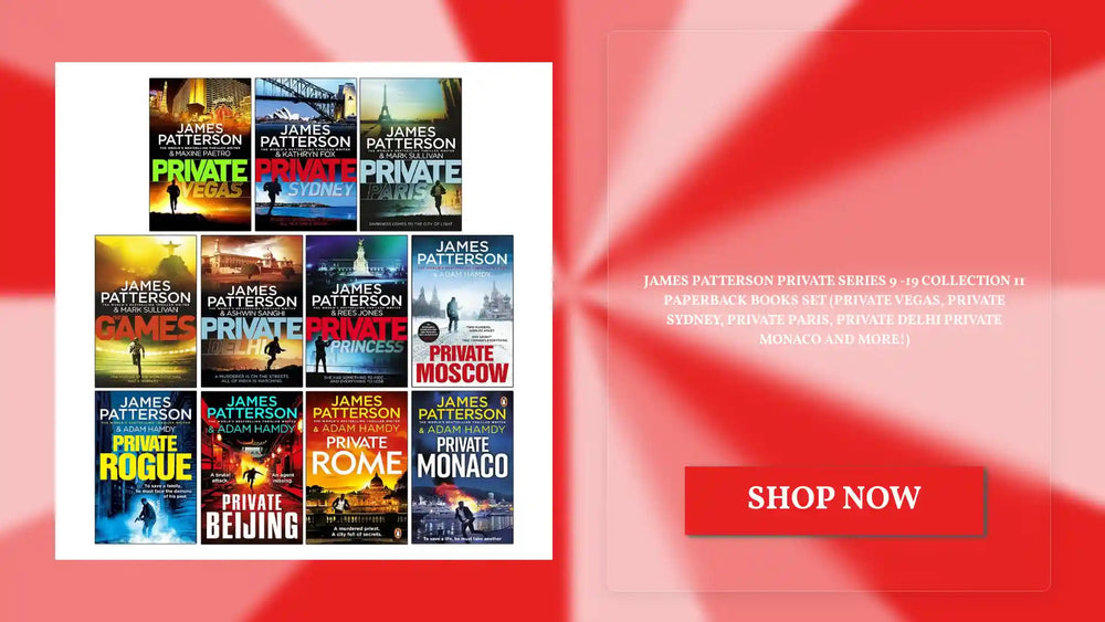 James Patterson Private Series 9 -19 Collection 11 Paperback Books Set (Private Vegas, Private Sydney, Private Paris, Private Delhi Private Monaco AND MORE!) by@Outfy