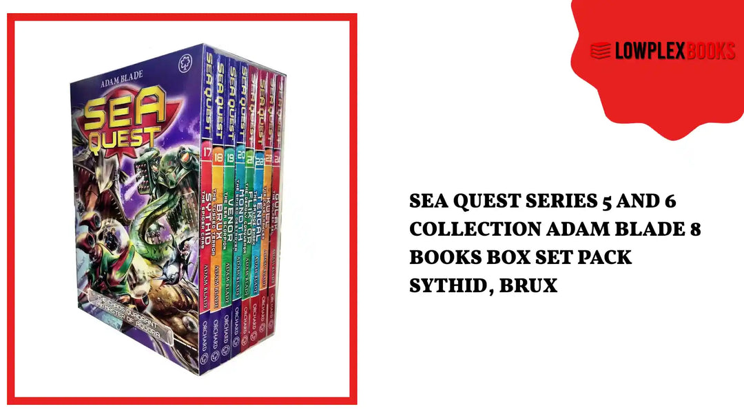 Sea Quest Series 5 and 6 Collection Adam Blade 8 Books Box Set Pack Sythid, Brux by@Outfy
