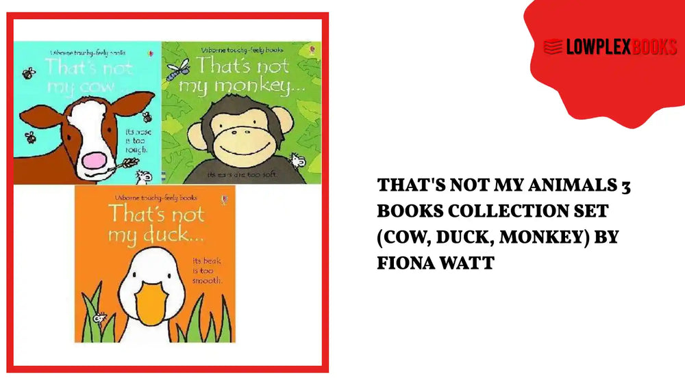 That's Not My Animals 3 Books Collection Set (Cow, Duck, Monkey) By Fiona Watt by@Outfy