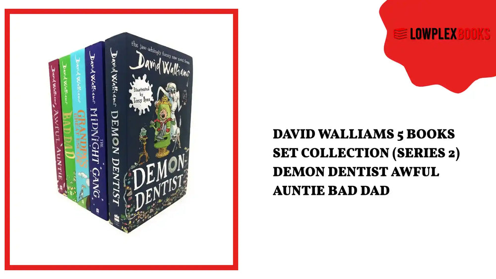 David Walliams 5 Books Set Collection (Series 2) Demon Dentist Awful Auntie Bad Dad by@Outfy