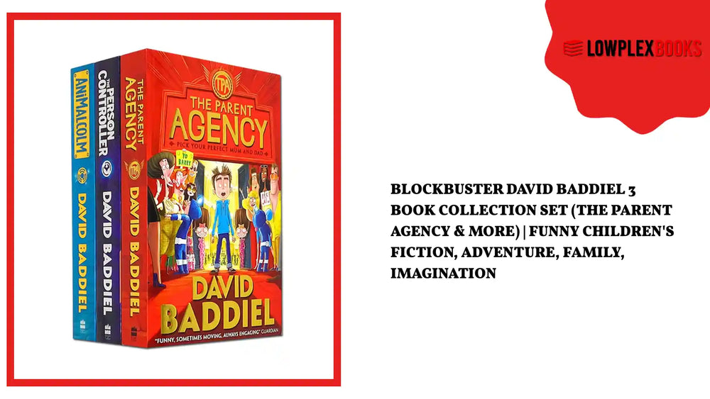 Blockbuster David Baddiel 3 Book Collection Set (The Parent Agency &amp; More) | Funny Children's Fiction, Adventure, Family, Imagination by@Outfy