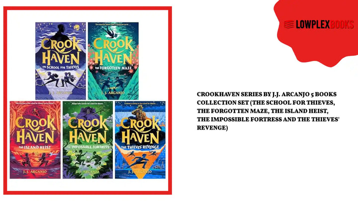 Crookhaven Series By J.J. Arcanjo 5 Books Collection Set (The School for Thieves, The Forgotten Maze, The Island Heist, The Impossible Fortress and The Thieves' Revenge) by@Outfy
