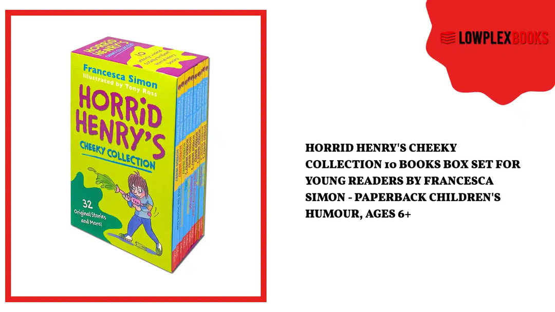 Horrid Henry's Cheeky Collection 10 Books Box Set for Young Readers by Francesca Simon - Paperback Children's Humour, Ages 6+ by@Outfy