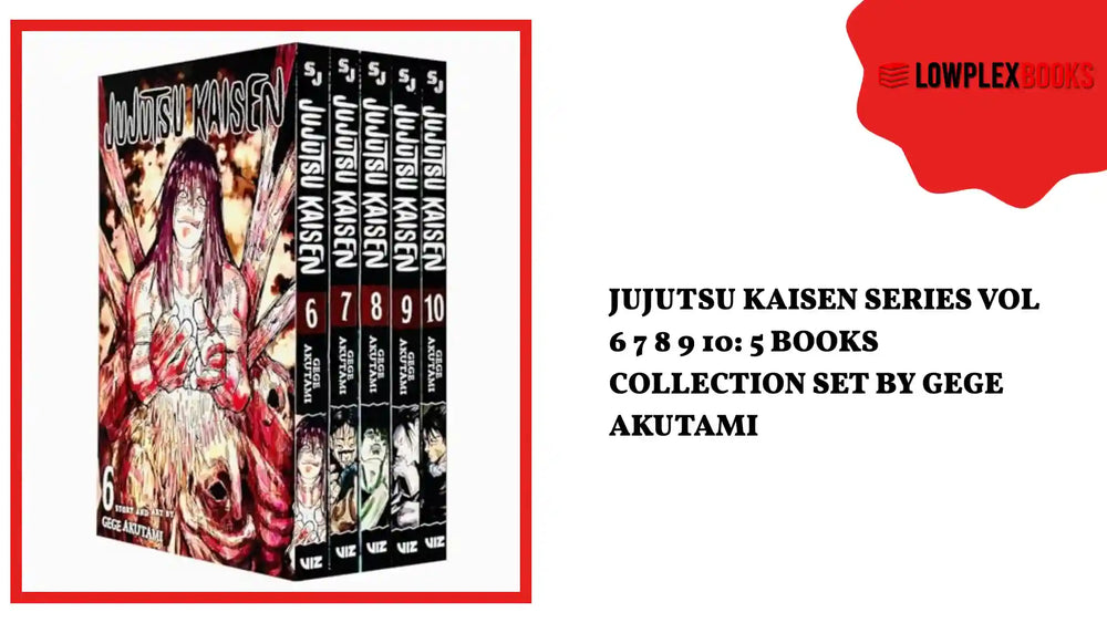 Jujutsu Kaisen Series Vol 6 7 8 9 10: 5 Books Collection Set By Gege Akutami by@Outfy