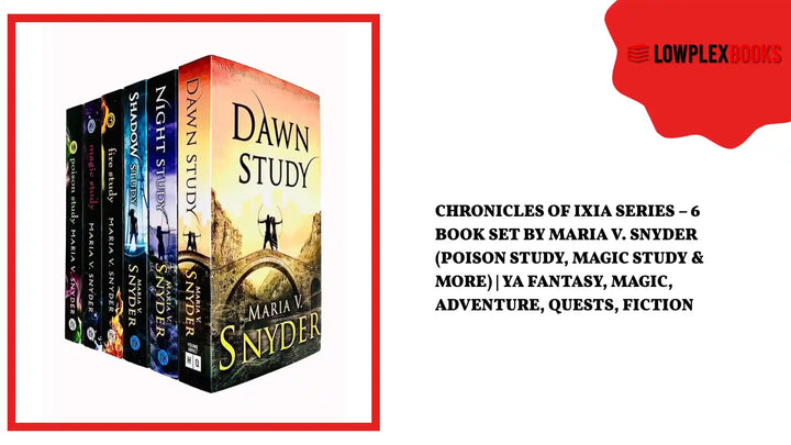 Chronicles of Ixia Series &ndash; 6 Book Set by Maria V. Snyder (Poison Study, Magic Study &amp; More) | YA Fantasy, Magic, Adventure, Quests, Fiction by@Outfy