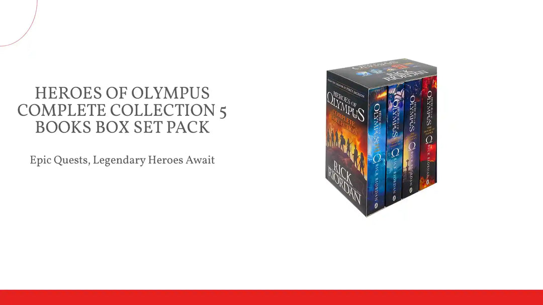 Heroes of Olympus Complete Collection 5 Books Box Set Pack by@Outfy