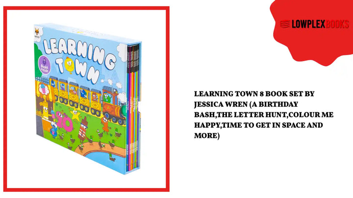 Learning Town 8 Book Set By Jessica Wren (A Birthday Bash,The Letter Hunt,Colour Me Happy,Time To Get In Space And More) by@Outfy