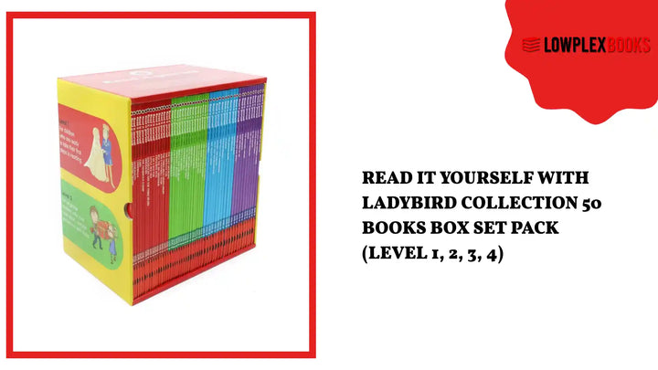 Read it Yourself with Ladybird Collection 50 Books Box Set Pack (Level 1, 2, 3, 4) by@Outfy