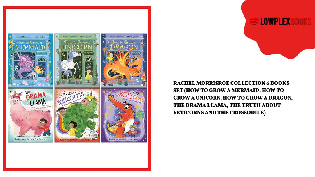 Rachel Morrisroe Collection 6 Books Set (How to Grow a Mermaid, How to Grow a Unicorn, How to Grow a Dragon, The Drama Llama, The Truth About Yeticorns and The Crossodile) by@Outfy