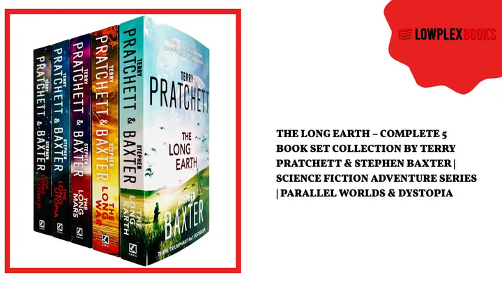 The Long Earth &ndash; Complete 5 Book Set Collection by Terry Pratchett &amp; Stephen Baxter | Science Fiction Adventure Series | Parallel Worlds &amp; Dystopia by@Outfy