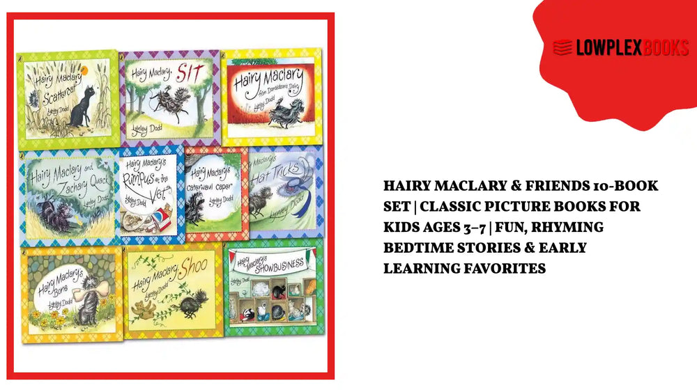 Hairy Maclary &amp; Friends 10-Book Set | Classic Picture Books for Kids Ages 3&ndash;7 | Fun, Rhyming Bedtime Stories &amp; Early Learning Favorites by@Outfy