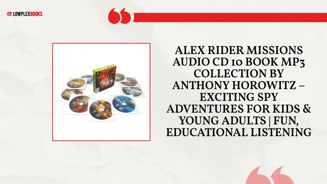 Alex Rider Missions Audio CD 10 Book MP3 Collection by Anthony Horowitz &ndash; Exciting Spy Adventures for Kids &amp; Young Adults | Fun, Educational Listening by@Outfy