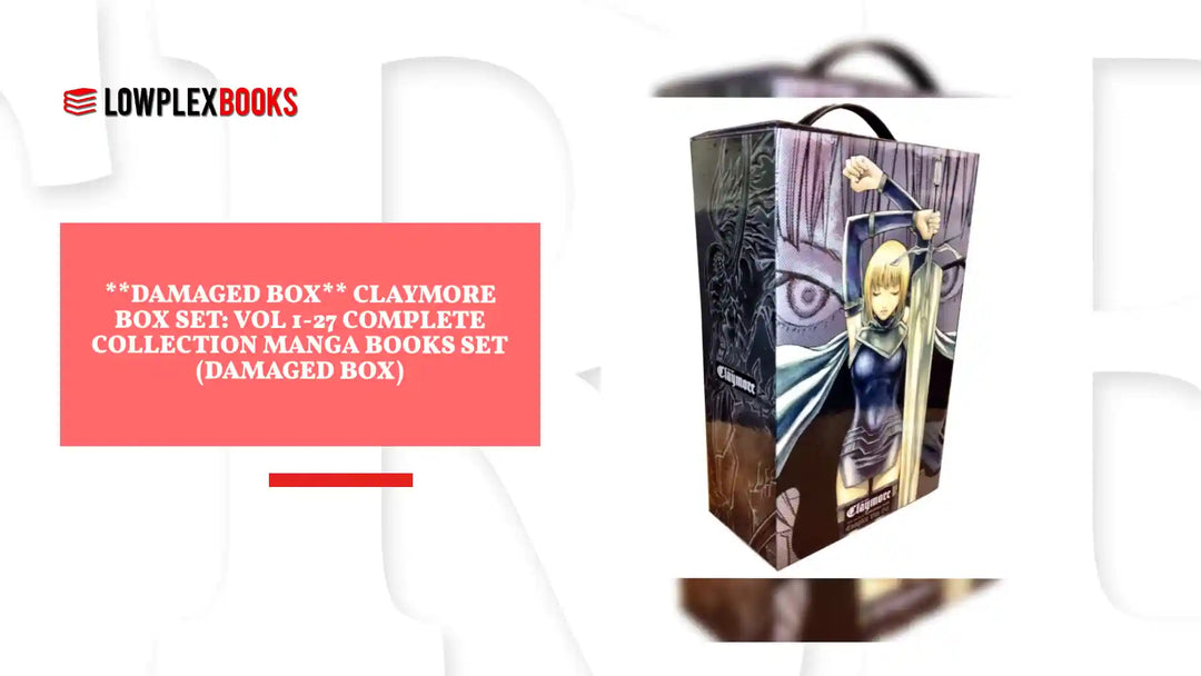 **DAMAGED BOX** Claymore Box Set: Vol 1-27 Complete Collection Manga Books Set (DAMAGED BOX) by@Outfy