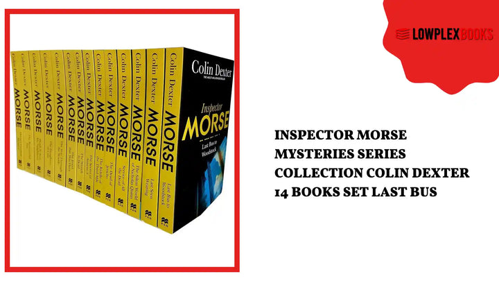 Inspector Morse Mysteries Series Collection Colin Dexter 14 Books Set Last Bus by@Outfy
