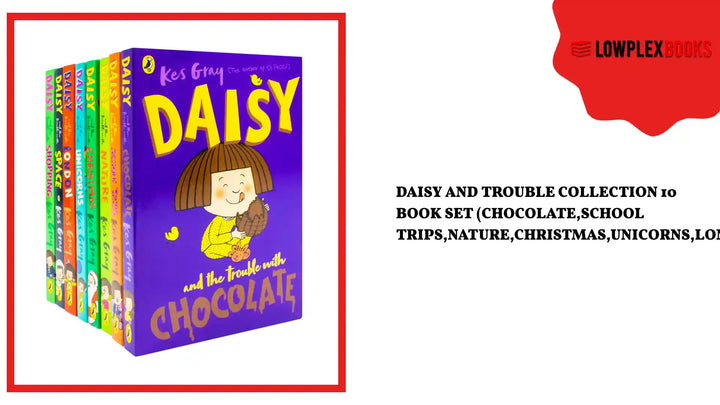 Daisy And Trouble Collection 10 Book Set (Chocolate,School Trips,Nature,Christmas,Unicorns,London,Space,Shopping) by@Outfy