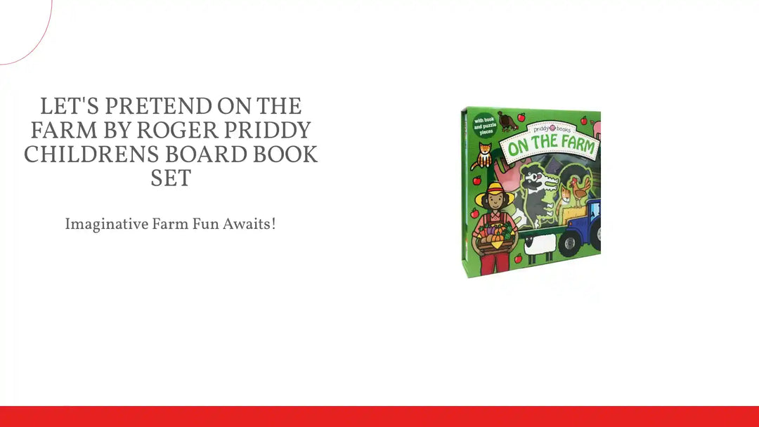 Let's Pretend On The Farm By Roger Priddy Childrens Board Book Set by@Outfy