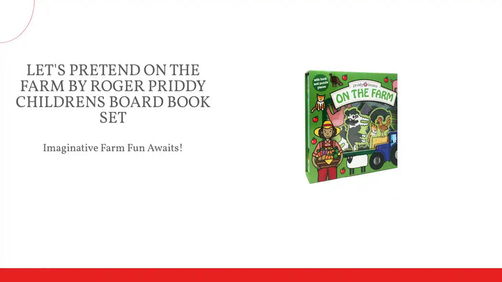 Let's Pretend On The Farm By Roger Priddy Childrens Board Book Set by@Outfy