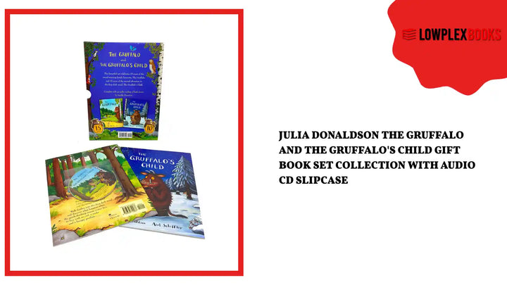 Julia Donaldson The Gruffalo and The Gruffalo's Child gift book set collection with Audio CD slipcase by@Outfy