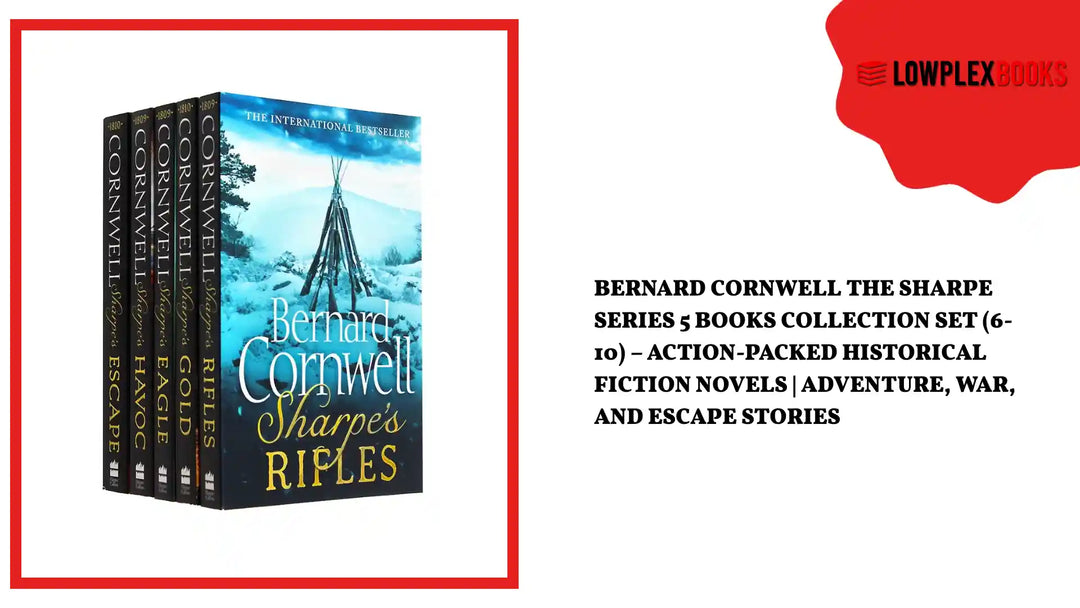 Bernard Cornwell The Sharpe Series 5 Books Collection Set (6-10) &ndash; Action-Packed Historical Fiction Novels | Adventure, War, and Escape Stories by@Outfy