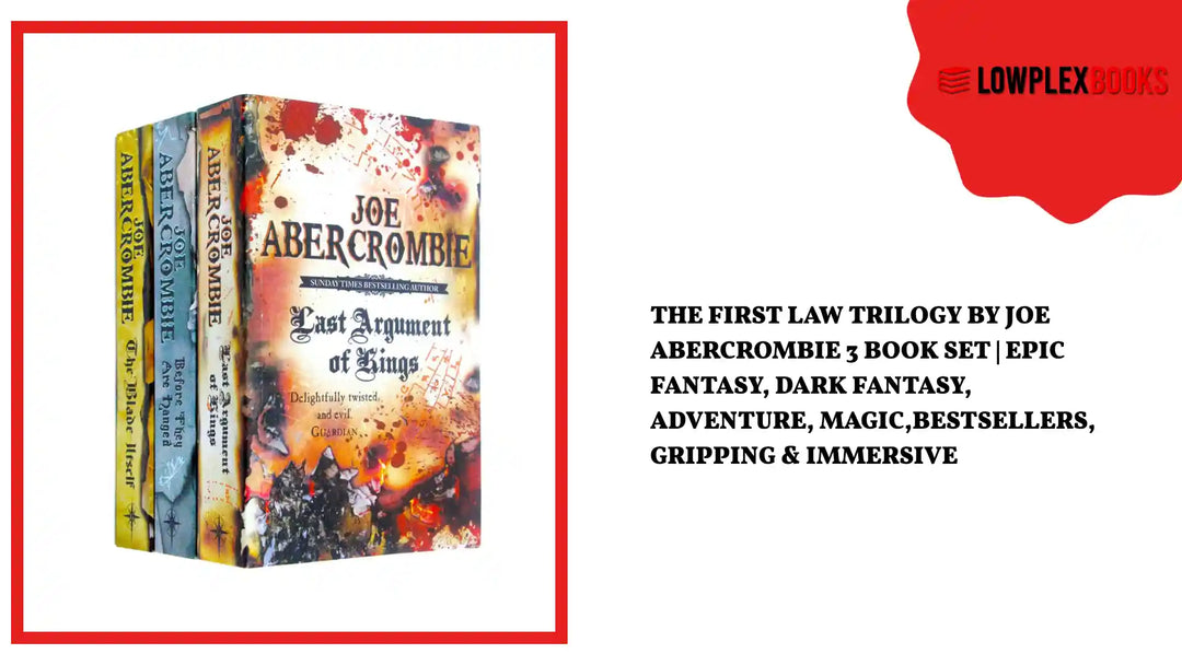 The First Law Trilogy by Joe Abercrombie 3 Book Set | Epic Fantasy, Dark Fantasy, Adventure, Magic,Bestsellers, Gripping &amp; Immersive by@Outfy
