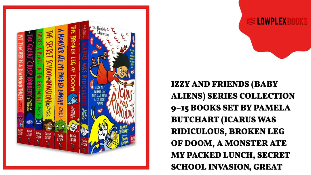 Izzy and Friends (Baby Aliens) Series Collection 9&ndash;15 Books Set by Pamela Butchart (Icarus Was Ridiculous, Broken Leg of Doom, A Monster Ate My Packed Lunch, Secret School Invasion, Great Crisp Robbery &amp; More) by@Outfy