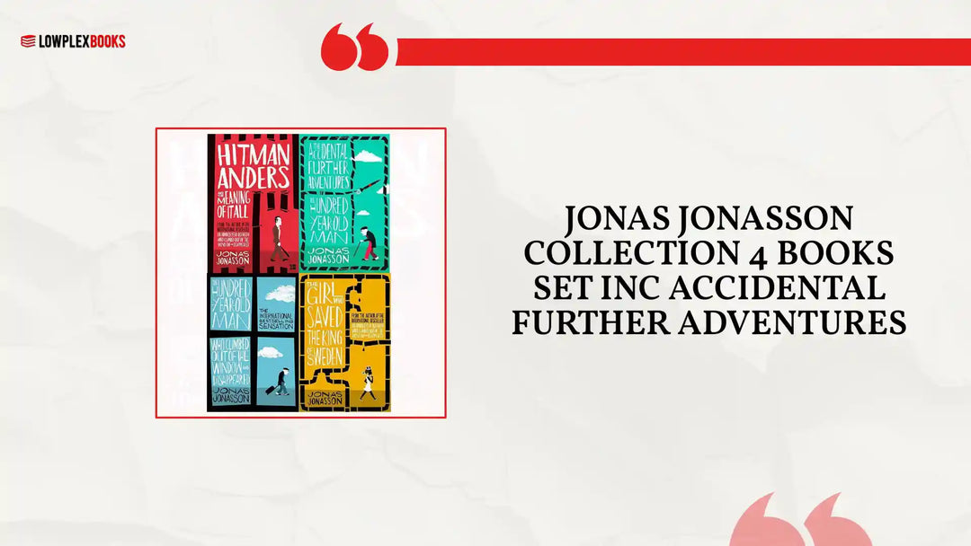 Jonas Jonasson Collection 4 Books Set Inc Accidental Further Adventures by@Outfy