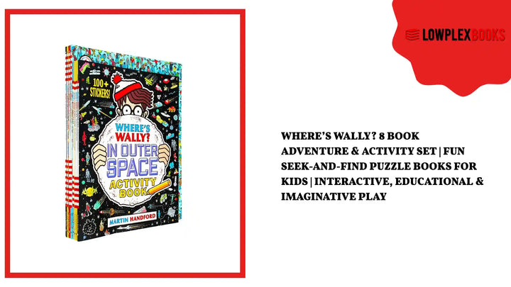 Where&rsquo;s Wally? 8 Book Adventure &amp; Activity Set | Fun Seek-and-Find Puzzle Books for Kids | Interactive, Educational &amp; Imaginative Play by@Outfy