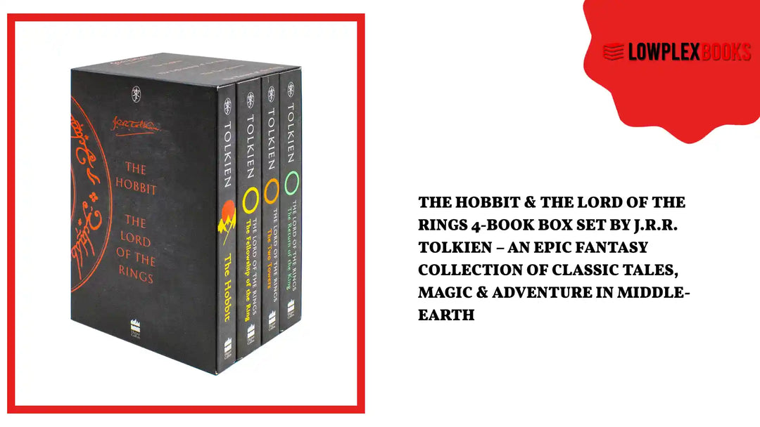 The Hobbit &amp; The Lord of the Rings 4-Book Box Set by J.R.R. Tolkien &ndash; An Epic Fantasy Collection of Classic Tales, Magic &amp; Adventure in Middle-Earth by@Outfy