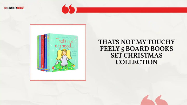 Thats Not My Touchy Feely 5 Board Books Set Christmas Collection by@Outfy