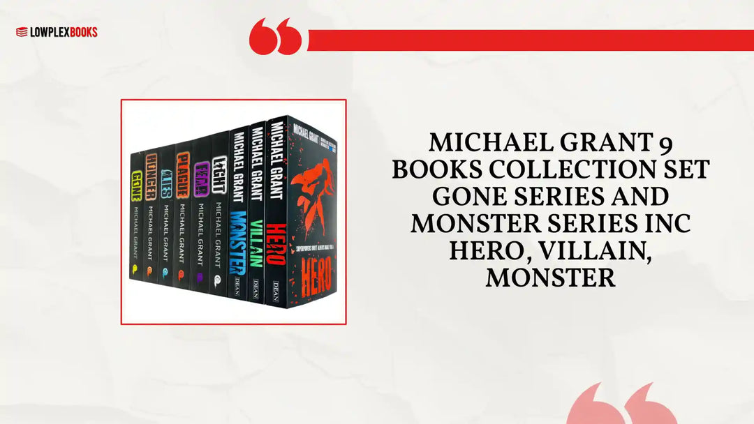 Michael Grant 9 Books Collection Set Gone Series and Monster Series Inc Hero, Villain, Monster by@Outfy