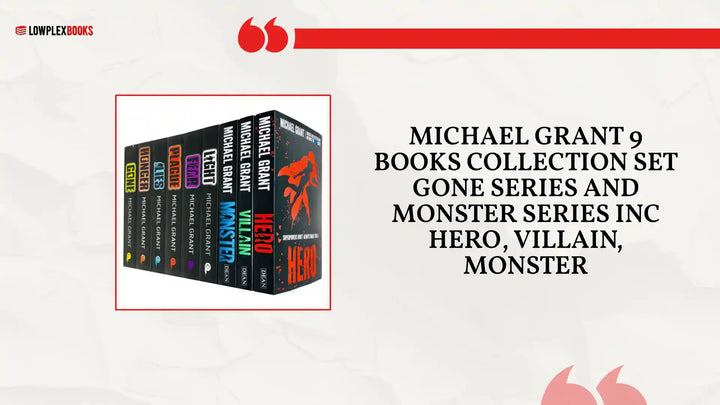 Michael Grant 9 Books Collection Set Gone Series and Monster Series Inc Hero, Villain, Monster by@Outfy