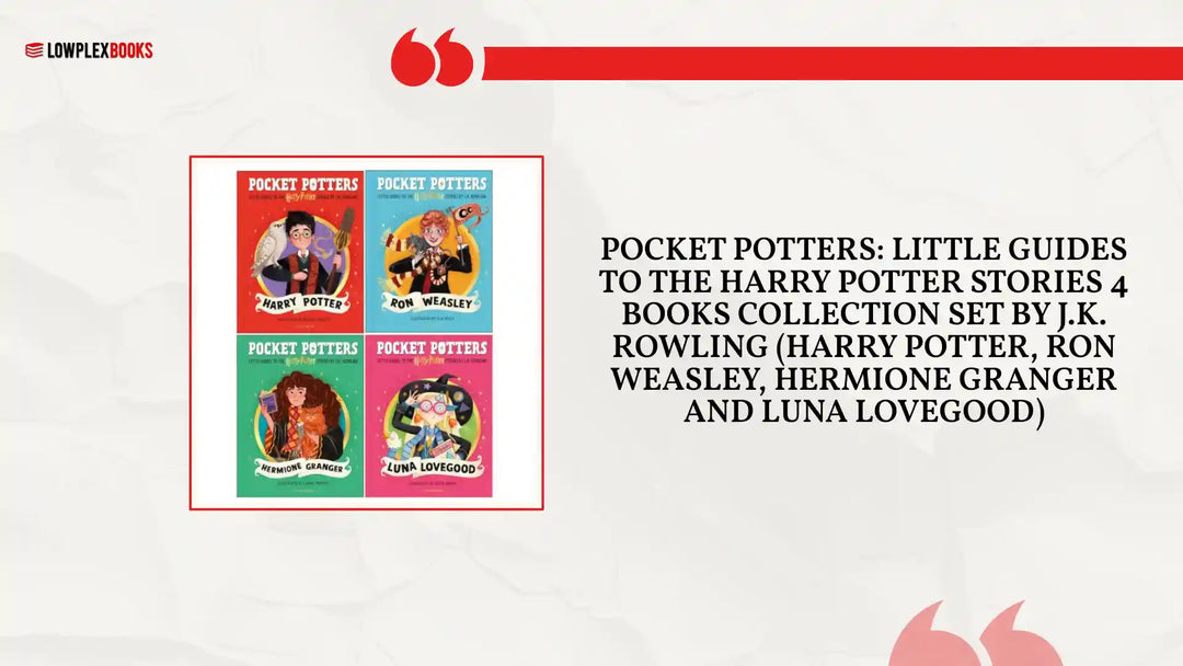 Pocket Potters: Little Guides to the Harry Potter Stories 4 Books Collection Set by J.K. Rowling (Harry Potter, Ron Weasley, Hermione Granger and Luna Lovegood) by@Outfy