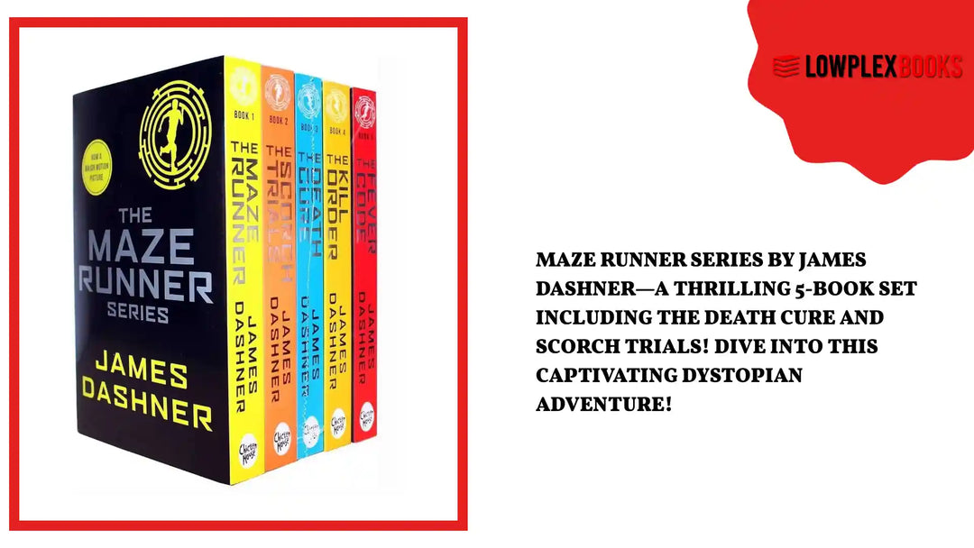 Maze Runner Series by James Dashner&mdash;a thrilling 5-book set including The Death Cure and Scorch Trials! Dive into this captivating dystopian adventure! by@Outfy