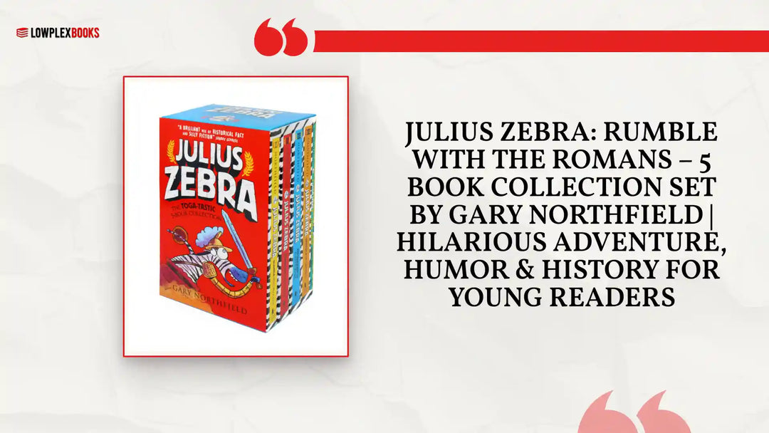 Julius Zebra: Rumble With The Romans &ndash; 5 Book Collection Set by Gary Northfield | Hilarious Adventure, Humor &amp; History for Young Readers by@Outfy