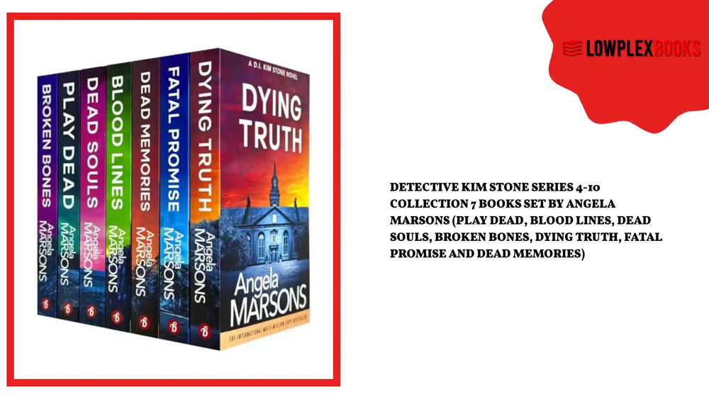 Detective Kim Stone Series 4-10 Collection 7 Books Set By Angela Marsons (Play Dead, Blood Lines, Dead Souls, Broken Bones, Dying Truth, Fatal Promise and Dead Memories) by@Outfy