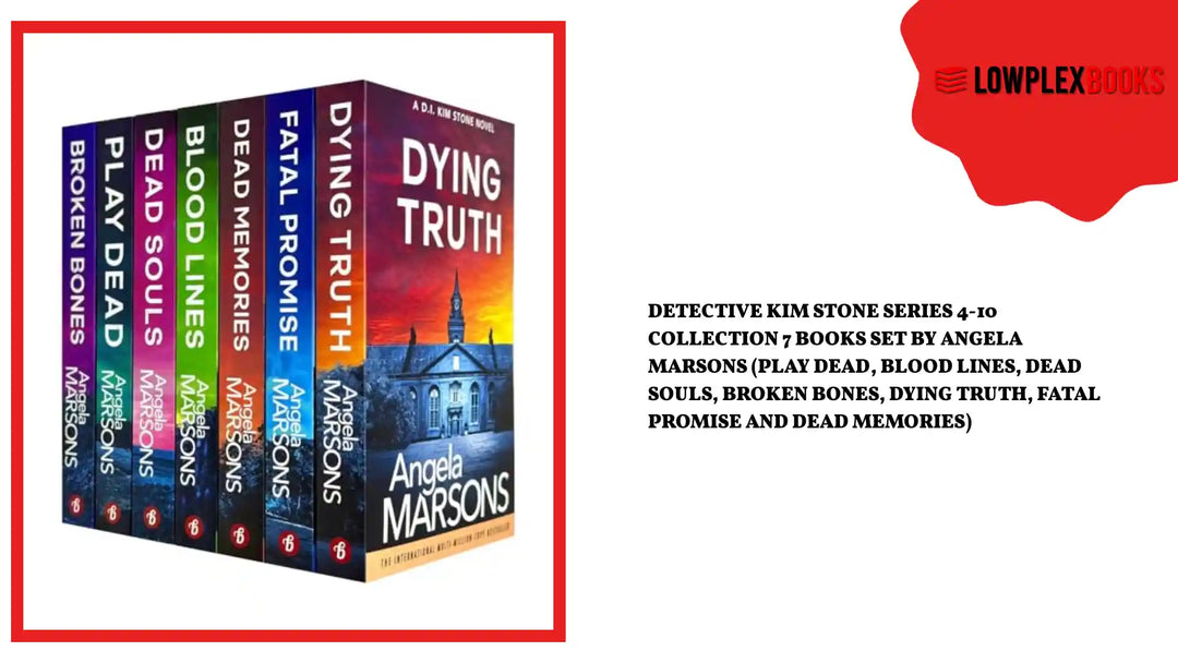Detective Kim Stone Series 4-10 Collection 7 Books Set By Angela Marsons (Play Dead, Blood Lines, Dead Souls, Broken Bones, Dying Truth, Fatal Promise and Dead Memories) by@Outfy