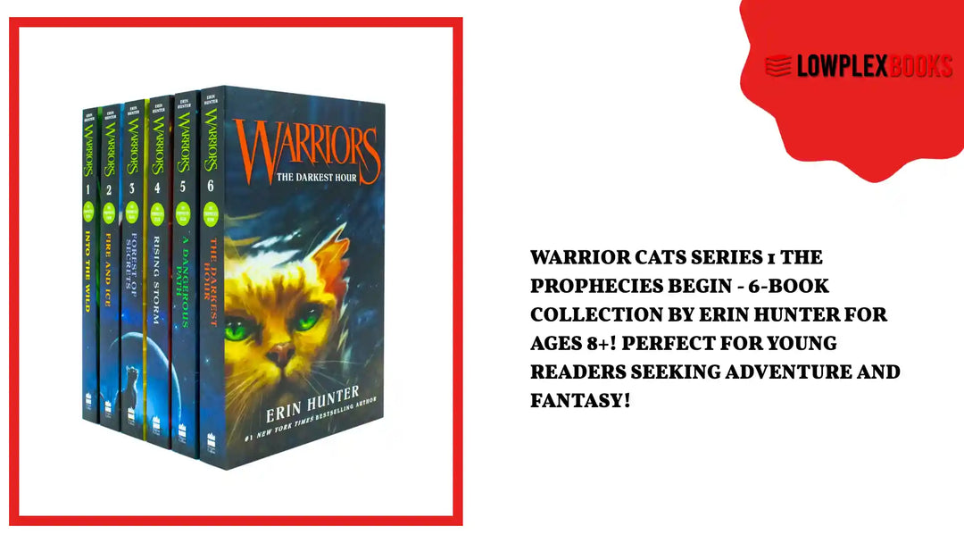 Warrior Cats Series 1 The Prophecies Begin - 6-Book Collection by Erin Hunter for ages 8+! Perfect for young readers seeking adventure and fantasy! by@Outfy