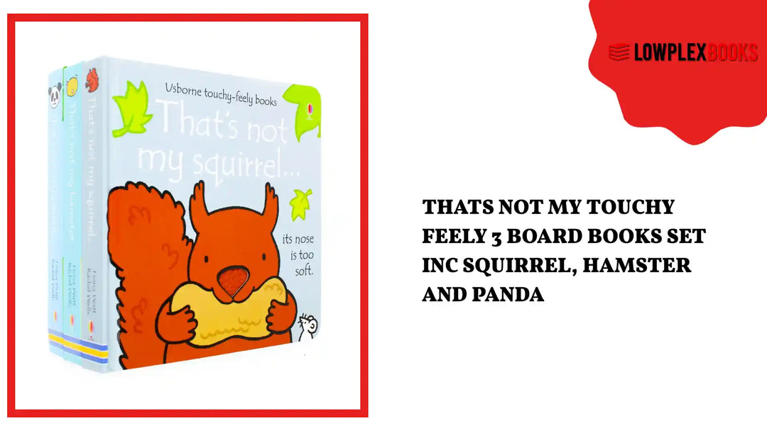 Thats Not My Touchy Feely 3 Board Books Set Inc Squirrel, Hamster and Panda by@Outfy